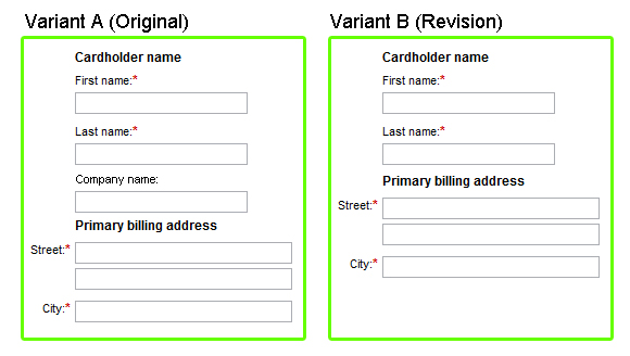 Form comparison (ux writing cost)