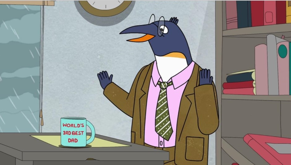 Picture of Pinky Penguin, Bojack Horesman's failing publishing agent