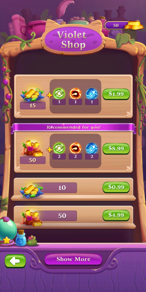 Bubble Witch Saga 3 microcopy