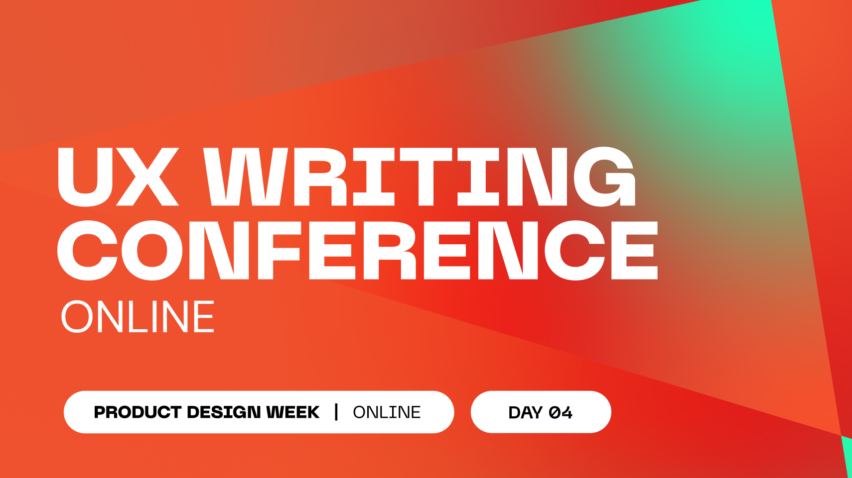 UX Writing conference logo